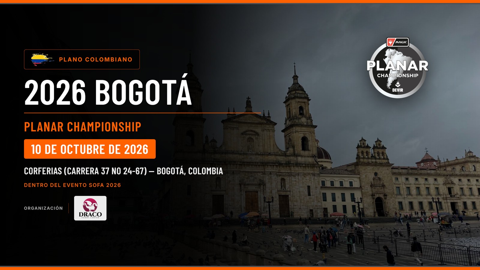 Banner do Planar Championship Colômbia - Bogotá 2026